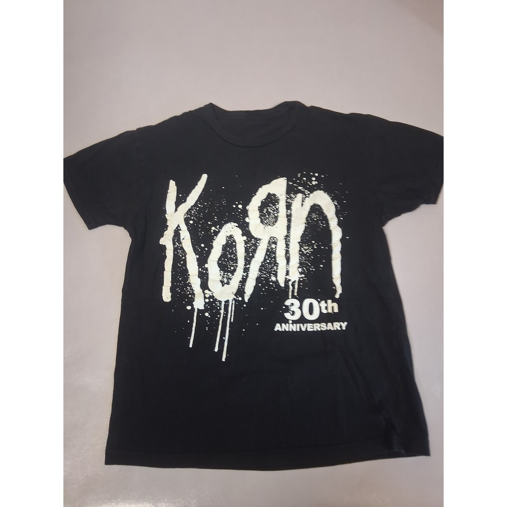 Korn 30th Anniversary North America Tour 2024 T-Shirt Black Medium